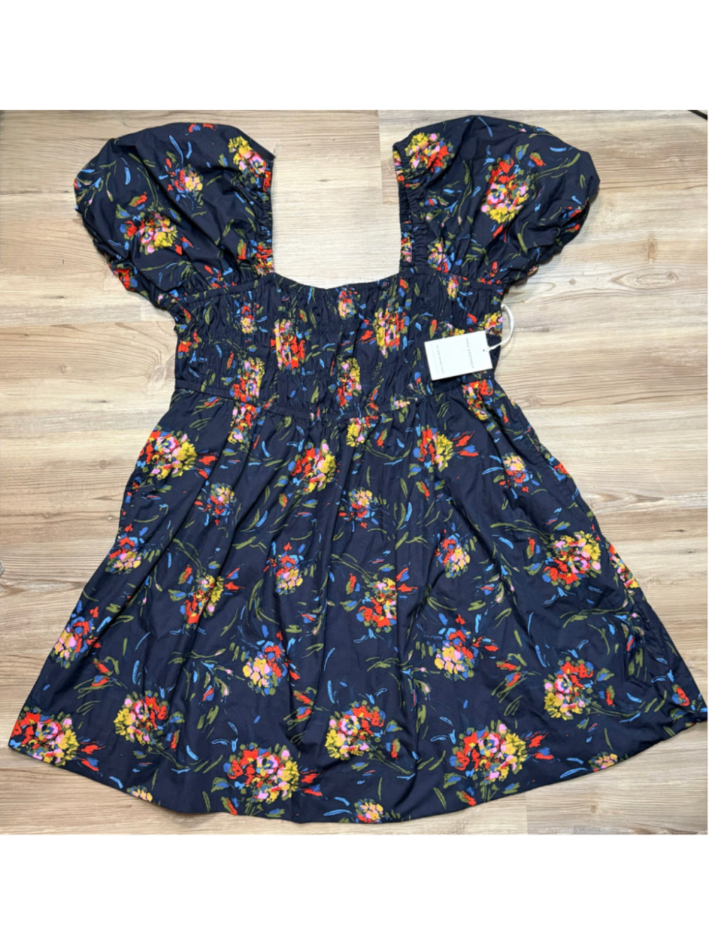Women's Free Assembly Floral Mini Dress Size XL